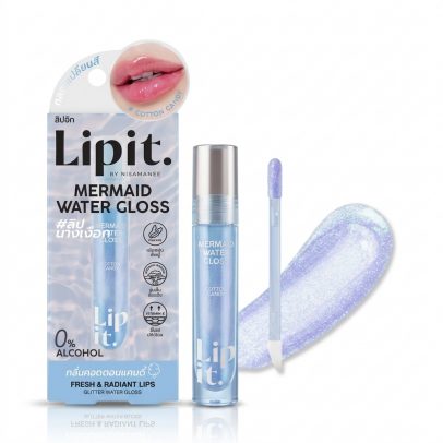 Блеск для губ Lip It Mermaid Water Gloss Cotton Candy оттенок сахарная вата 2.8 гр