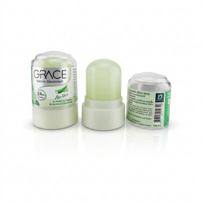 Дезодорант-кристалл «Crace» с алое вера от Novovlife, Crace Deodorant Aloe Vera, 70 гр