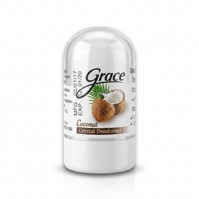 Дезодорант-кристалл «Crace» с кокосом от Novovlife, Crace Deodorant Coconut, 70 гр