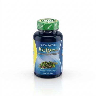 Капсулы  с экстрактом ламинарии Kelp Plus для нормализации обмена веществ и снижения веса от Herbal One Kelp Plus 60 Capsules