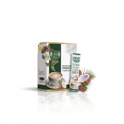 Кофе с кокосовыми сливками  Rai Thai Non-dairy coconut coffee 12 гр x 15 пакетиков