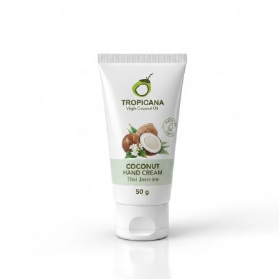 Кокосовый крем для рук "Жасмин" без парабенов от Tropicana Oil, Coconut Hand Cream Thai-Jasmine (non-parabe), 50 гр