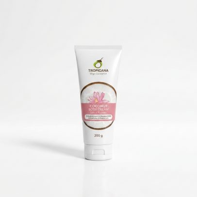 Крем для тела "Цветок лотоса" без парабенов Tropicana Coconut Body Cream Lotus Flower 200 гр