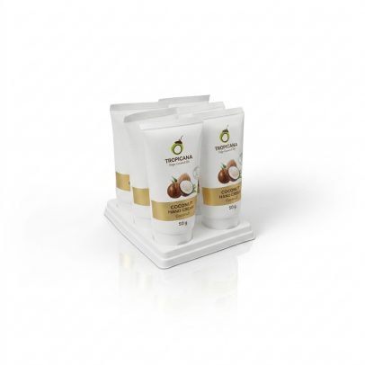(НАБОР 6 ШТ) Кокосовый крем для рук  без парабенов от Tropicana Oil, Coconut Hand Cream (non-paraben), 6 шт по 50 гр