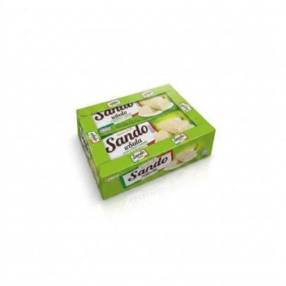 Нежные хрустящие вафли со вкусом молодого кокоса от Sando Coconut Creme Wafers 3.5 гр x 12 шт