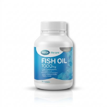 Омега‑3 для сердца, мозга и зрения MEGA We Care Fish Oil 1000 мг 30 капсул