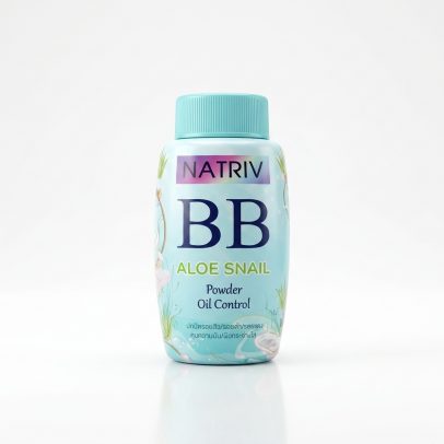 Осветляющая BB пудра «Алоэ и Улитка» контроль жирности от Natriv, BB Powder (Aloe Snail) Oil Control, 25 гр