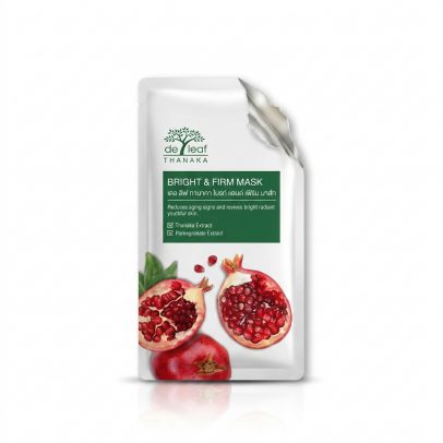 Осветляющая и подтягивающая маска De Leaf Thanaka Bright & Firm Mask 22 ml.