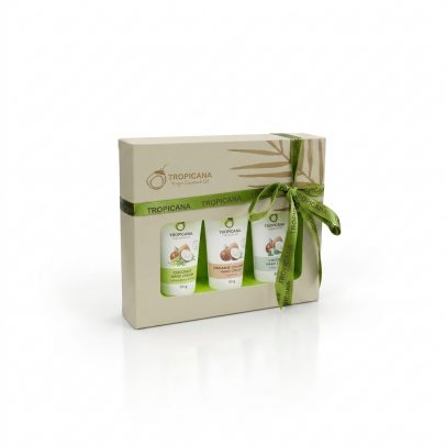 Подарочный набор  крем для рук 3 аромата от Tropicana Coconut Hand Cream Gift Set  3 шт по 50 гр