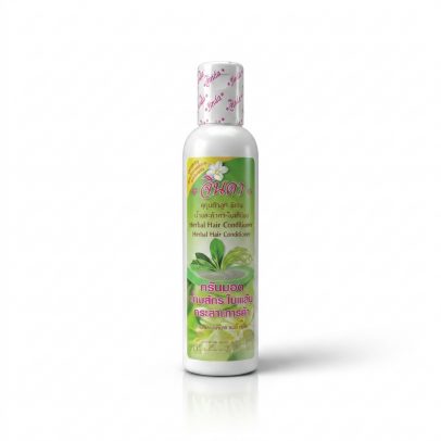 Шампунь против выпадения волос на травах с рисовым молоком от Jinda, Hair shampoo formula Mee leaves, 250 мл