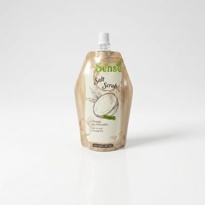 Соляной скраб для тела c кокосовым маслом от Sense, Body Salt Scrub Coconut Oil Whitening, 350 гр