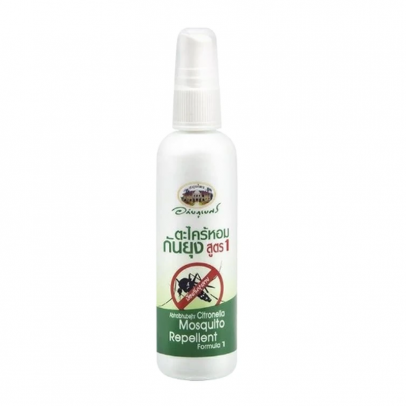 Спрей от комаров на основе Цитронеллы от Abhaiherb, Citronella Mosquito Repellent Spray, 120 мл
