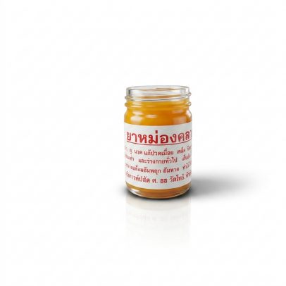 Тайский оранжевый бальзам, Thai Label Balm Orange, 100 гр