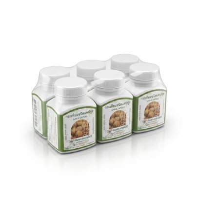 (УПАКОВКА 6 ШТ) Капсулы чеснока от давления и простуды от Thanyaporn Herbs Garlic 100 Капсул