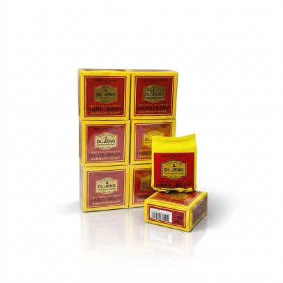 (УПАКОВКА 6 ШТ) Натуральное мыло Madame Heng Dr.Jeng Hand and Body Sanitary Soap 50g