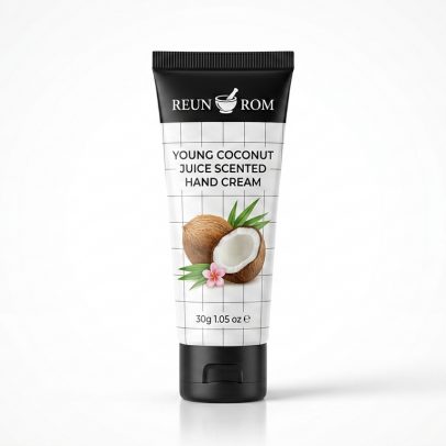 Увлажняющий крем для рук «Молодой кокос» от Reunrom, Young Coconut Juice Scented Hand Cream, 30 гр